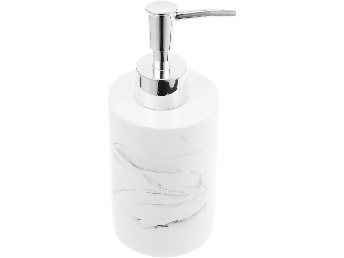 Dispensador De Resina Recarregável Com Bomba Manual Para Sabonete Líquido, Capacidade De 270ml, Design Moderno Para