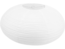 Decoração Elegante e Proteção Contra Poeira para Luminária Suspensa Dobrável de Papel Branco. SFUSHOS
