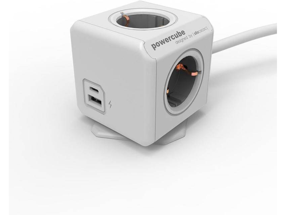 Tomada Extensão ALLOCACOC 4 Tomadas - 1x USB-C - 1x USB-A