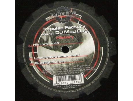 Vinil History, Impulse Factory Vs. Dj Mad Dog Impulse Records