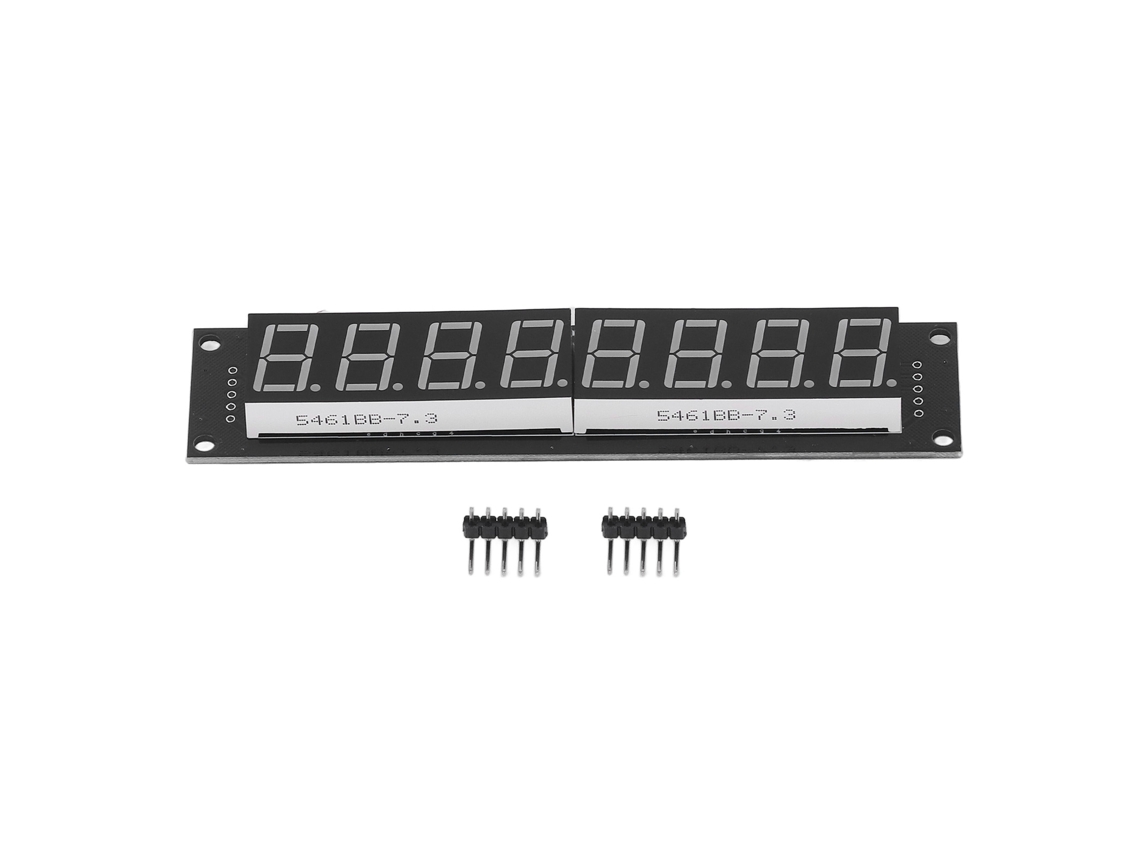 Módulo Display Led De 8 Dígitos 7 Segmentos 0.56 Polegadas Azul 74hc595 3 Pinos 5v