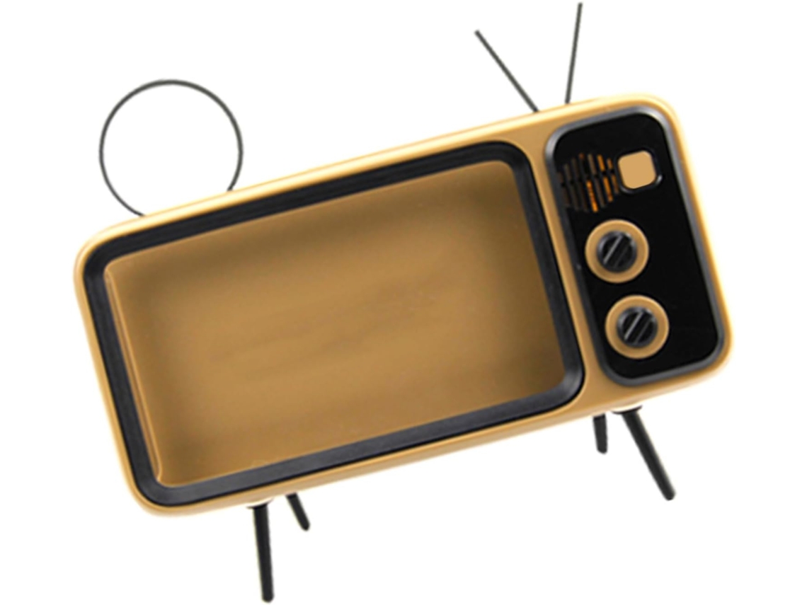 Suporte Retrô Para Celular Com Potência De Saída 1500ma, Feito De Plástico, Para Uso Em Estudos E No Escritório, Para