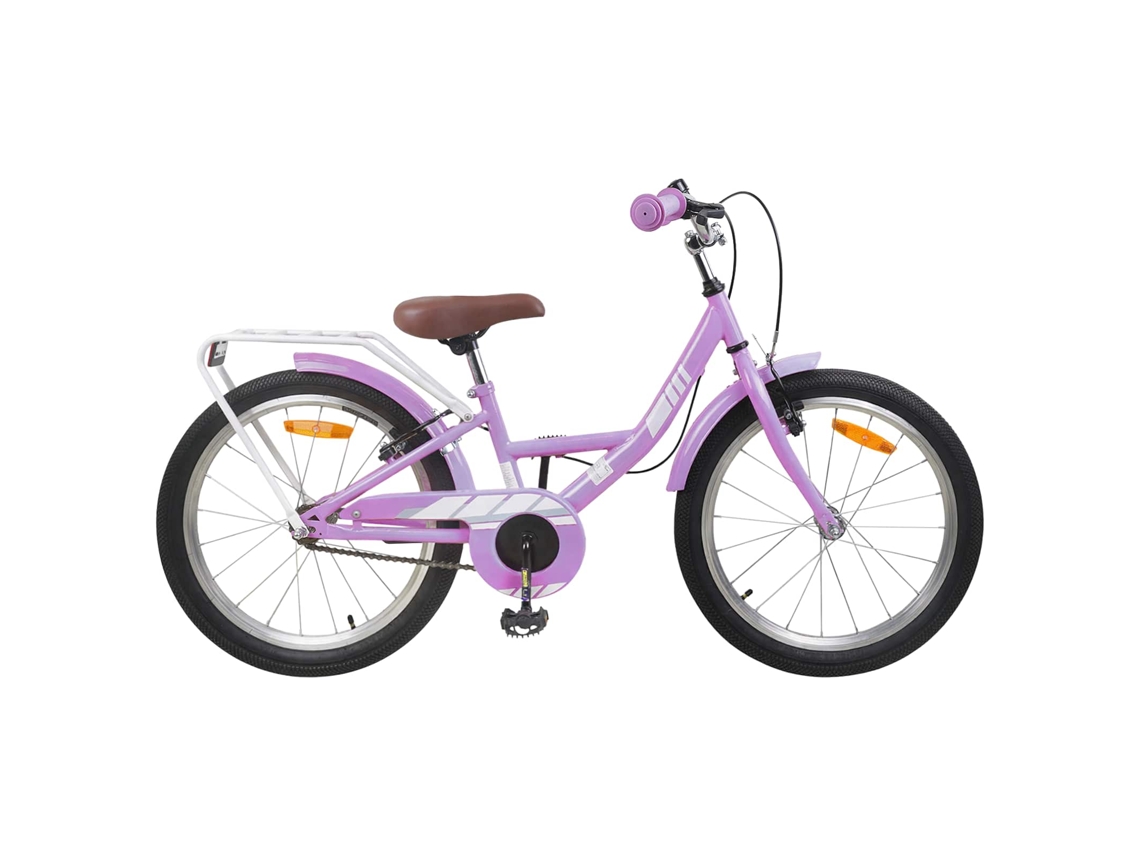 Vidaxl Bicicleta Infantil 20 Polegadas Para 6-11 Anos Roxo