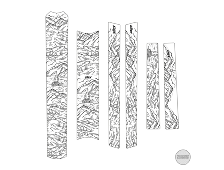 Protecção da moldura SLICY Sublimistick glossy
