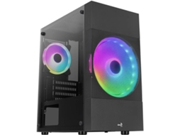Caixa PC AEROCOOL ATOMICLITEBKV2 (Mini ATX Tower - Preto)