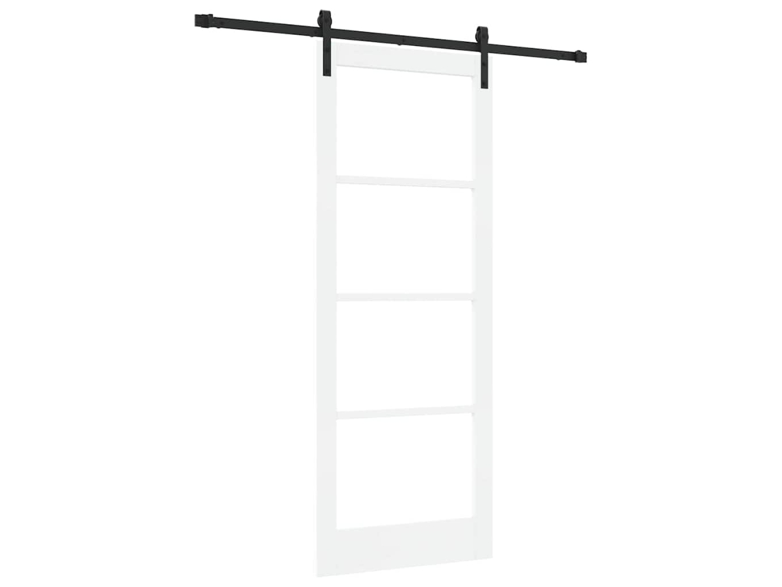 Porta Deslizante Orkdal Branco e Preto 83 X 211 Cm MAISON EXCLUSIVE