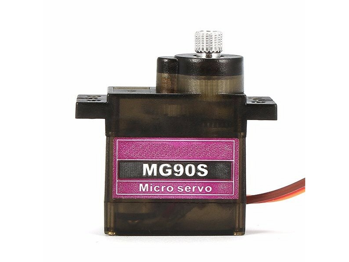 2 unidades de micro servo RC com engrenagem de plástico MG90S, 13,4 G, para modelos de aviões, helicópteros, carros e barcos RC das marcas Zohd e Volantex.