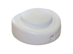 Interruptor De Pé Quadrado 2 A Branco A Granel Legrand