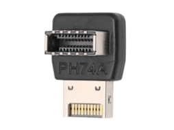 Adaptador Usb3.1 Type-e Para Placa Mãe De Computador Com Curva De 90 Graus Ph74a
