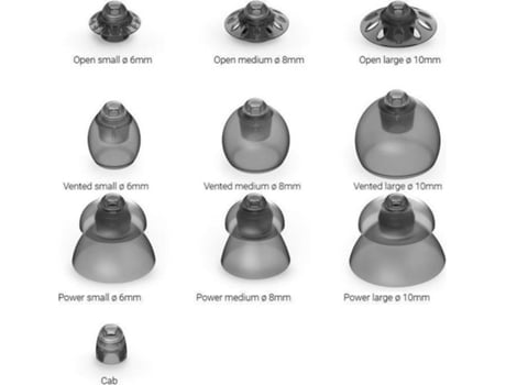 PHONAK Smokey Dome Marvel Grande Potência 10 Peças