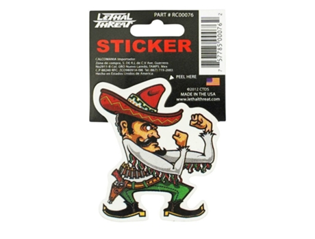 Autocolantes para Motas LETHAL THREAT Mini Vilain Mexicain Bagarre