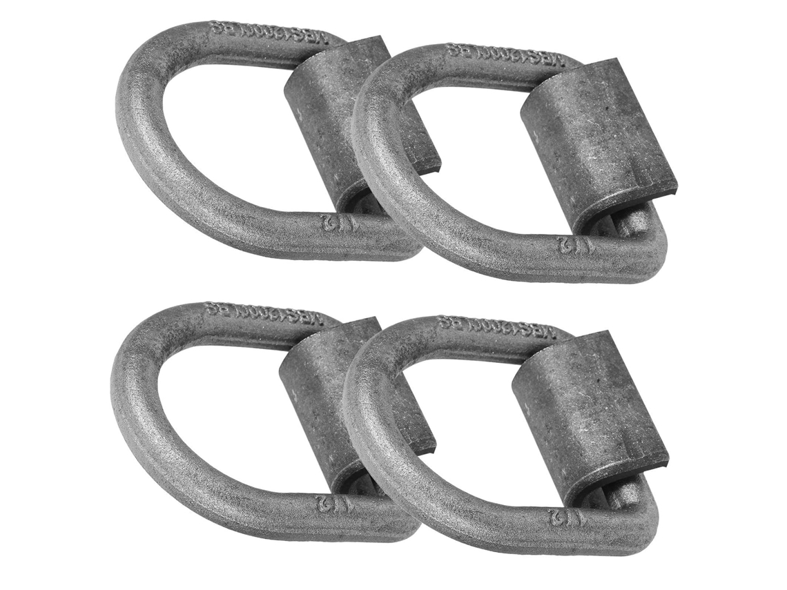 Conjunto De 4 Anéis De Montagem Em D Soldáveis Em Aço 1/2" 12.000