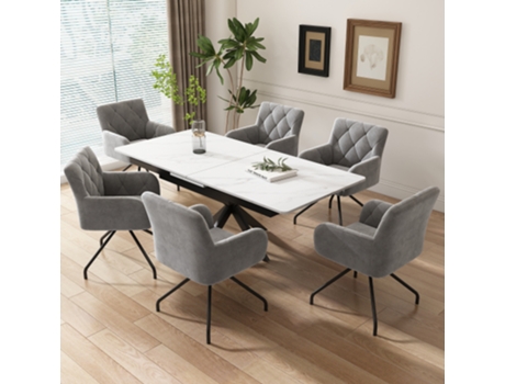 Conjunto De 2 Poltronas De Lazer, Estilo Minimalista, Almofadas Rosas E Pernas Prateadas. Kashemano