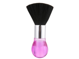 2026-Escova de Limpeza de Pescoço e Rosto para Barbeiros Ferramenta De Cabeleireiro Style Escova De Cabelo (Rosa)