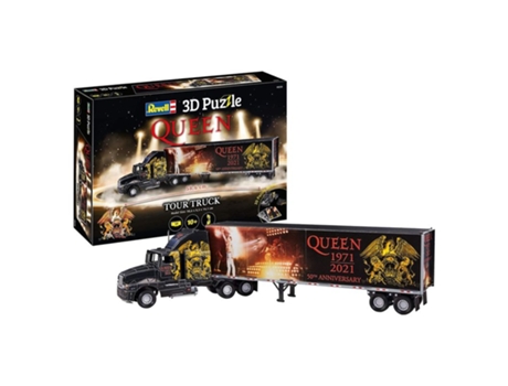 Puzzle 3d Camión Tour De La Banda Queen 50 Aniversario 58cm 230 Revell Ofertas Diciembre24