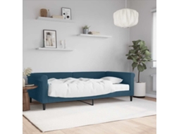 Vidaxl Sofá-cama Com Colchão 100x200 Cm Veludo Azul