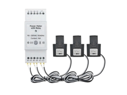 Lurelia Medidor De Energia Wi-fi Tuya Smart Life Bidirecional Trifásico Com Interruptor De Contato Seco E Monitoramento Por Aplicativo 80a Ac11