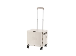 Carrinho de Armazenamento Dobrável Well Home, 41 × 34,4 × 96,5 Cm, com 4 Rodas WELLHOME