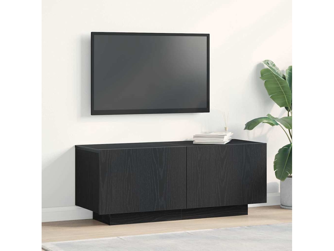 Vidaxl Gabinete Para Tv 100 X 35 X 40 Cm Carvalho Preto