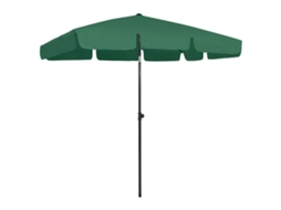 Guarda-sol praia VIDAXL Green (200x125 cm)