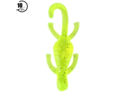 Isca Artificial Soft Bait Gecko 10pcs 5cm