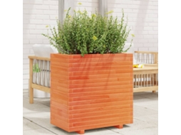 Vidaxl Vaso/floreira De Jardim 70x40x72 Cm Pinho Maciço Castanho Mel