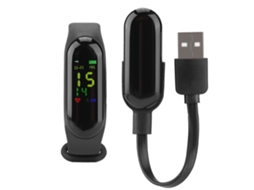 Pulseira Inteligente M3x, Monitoramento Cardíaco, Sono, Tela Colorida, Ip68, Carregamento Usb. EOOCOO