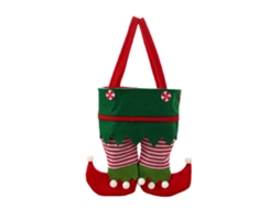 Sacos de doces de Natal com elfos, Santa e espírito LAXISCREED