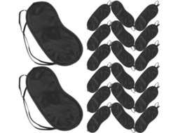 35 Colchonetes Descartáveis Para Dormir Com Elástico, Máscaras De Dormir Blackout Para Viagens, Cochilos E Uso Noturno.
