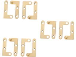 Conjunto De 6 Dobradiças Pivotantes Tulead Para Portas, Com Formato