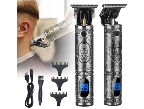 Surker máquina de cortar cabelo para homens, aparador elétrico de barba, acessórios de barbeiro, à prova dágua, recarregável, profissional SURKER