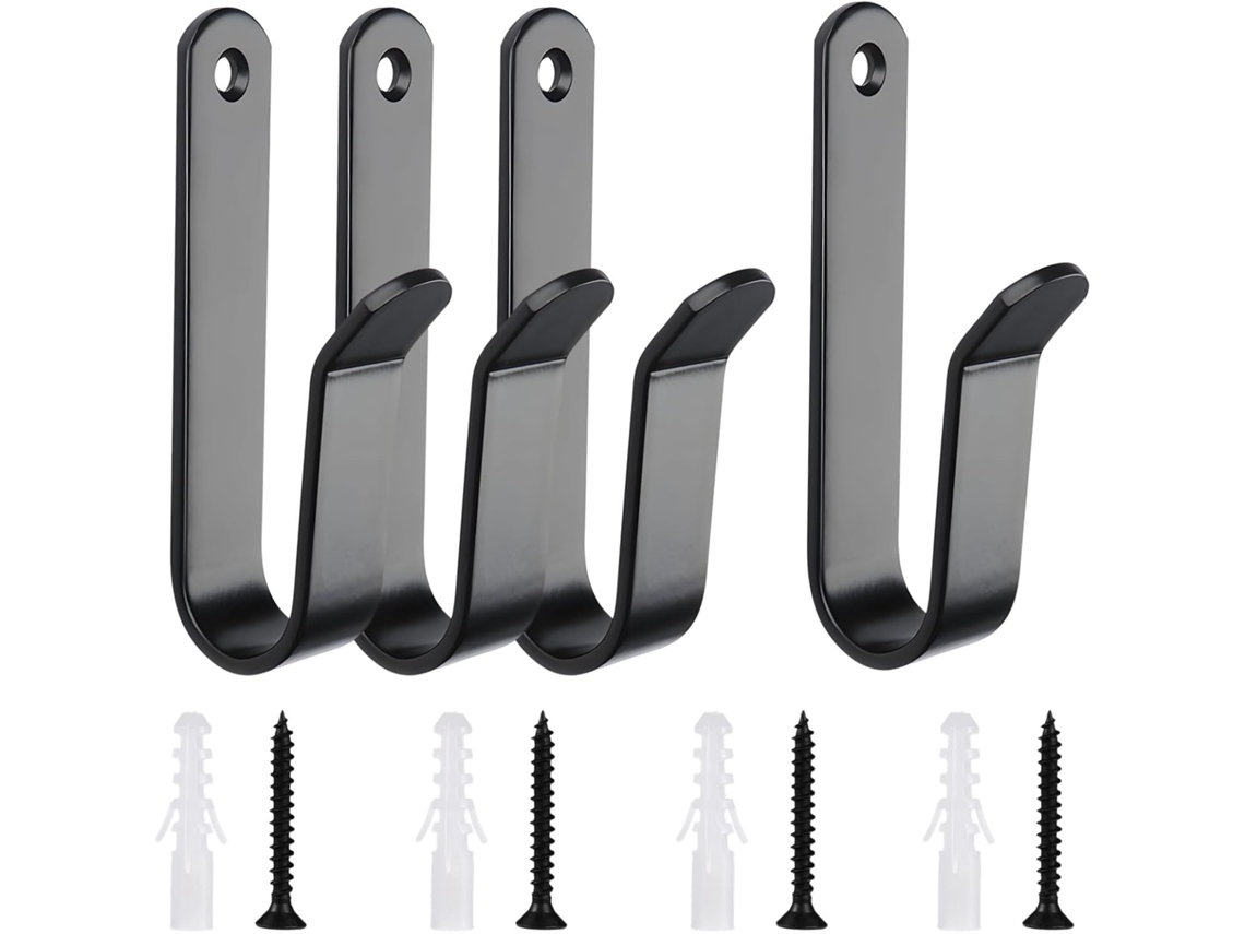 Conjunto de 4 Suportes de Parede para Skates, Snowboards, Longboards | S/MARCA