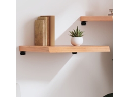 Vidaxl Prateleira De Parede 60x60x(2-6) Cm Carvalho Tratado Castanho