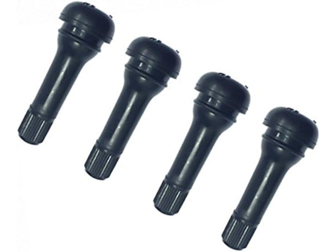 Válvula Drunk TR414 de encaixe rápido, pacote com 4 unidades, 15 mm de diâmetro.