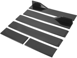 Spoiler de Lábio do Para choque Dianteiro em Abs para Série 3 F30 F35 2012 2018, Acessórios, 2 Peças, Preto. SFUSHOS