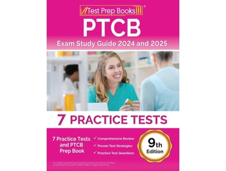 Livro PTCB Exam Study Guide 2024 and 2025 7 Practice Tests and PTCB Prep Book 9th Edition de Lydia Morrison (Inglês)
