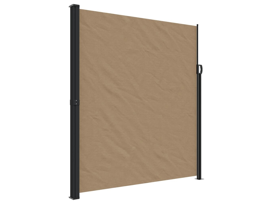 Retractable Side Awning, Retractable Side Awnings Vidaxl Cinzento-acastanhado Poliéster (220 X 300 Cm)