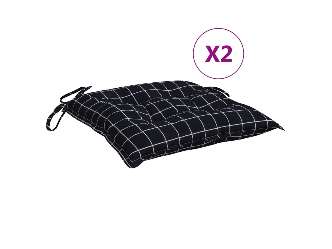 Chair Cushion, Chair Cushions Vidaxl Multicolor Tecido (40 X 40 X 7 Cm)