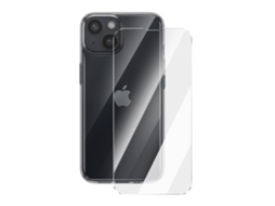 Conjunto Capa E Vidro Temperado Para Iphone 13 Proteção Integral Antichoques