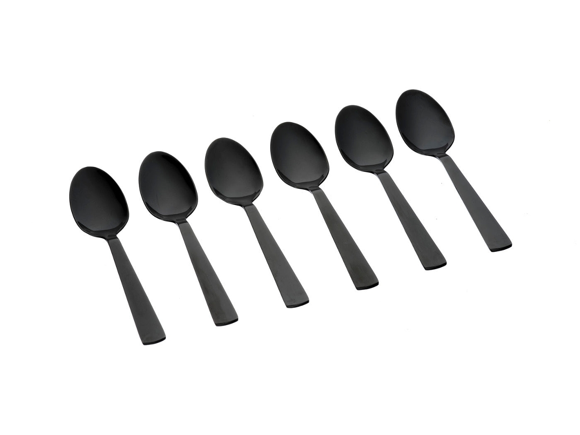 Estojo 6 Colheres De Chá Telmo Preto Bjorn