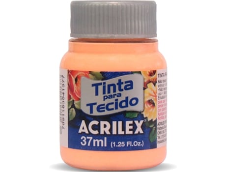 Tinta Acrilex Fosca para Tecido Salmão (04140/518 37ml)