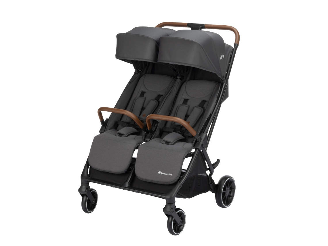 Carrinho de passeio BEBECONFORT Mane Twin para bebés até 22 kg Mineral Graphite