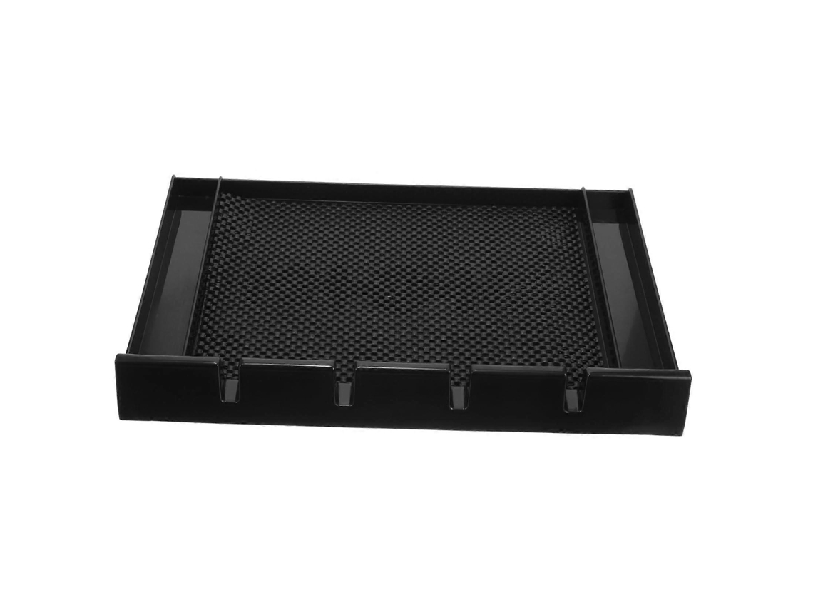 Bandeja Organizadora Preta Com Compartimentos Para Mesa