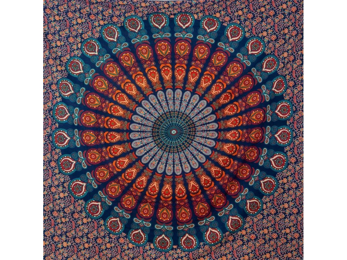 Mandala wandteppich, multiuso, grande, 150x200cm, para tapete, cama, parede | S/MARCA
