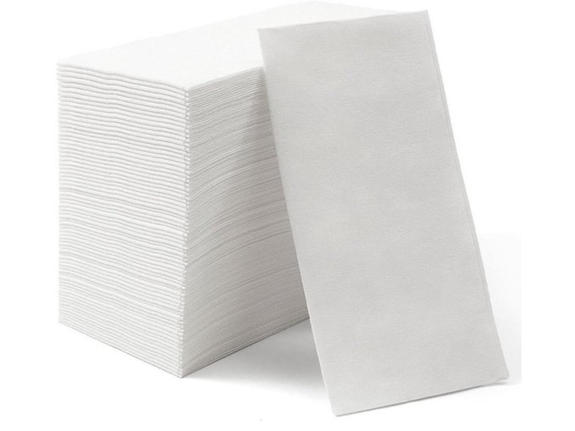 Wegwerp Handdoeken Luxe - Papieren Servetten - Zacht En Absorberend - Pack Van 100 - Goede Grootte - Makkelijk Om Te Vouwen