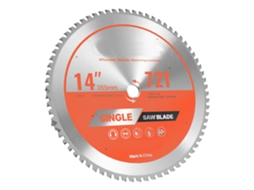 Lâmina De Serra Circular, 355 Mm Diâmetro, 72 Dentes Afiados Liga, 25,4 Mandril, Acabamento Fino, Para Cortar Metal Com Grades Ventilação Que Reduzem