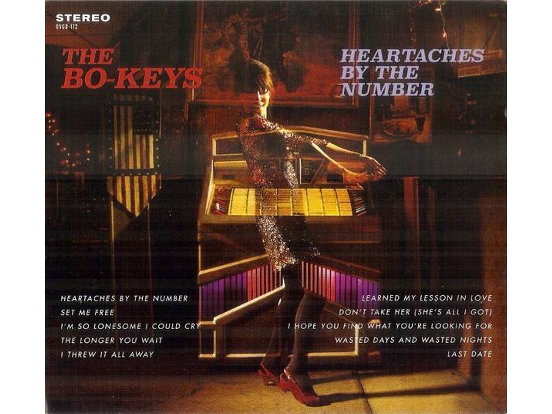 CD The Bo-Keys - Heartaches By The Number (1CDs)
