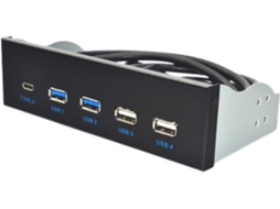 Hub Usb 3.1 De 5,25 Polegadas Com Painel Frontal, 2 Portas 3.0 + 2.0