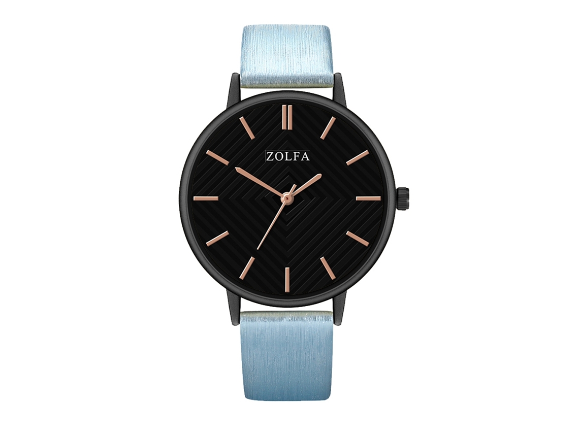 Reloj De Cuarzo Clásico Elegante Estilo Negocios Para Parejas Unisex Regalo (azul)