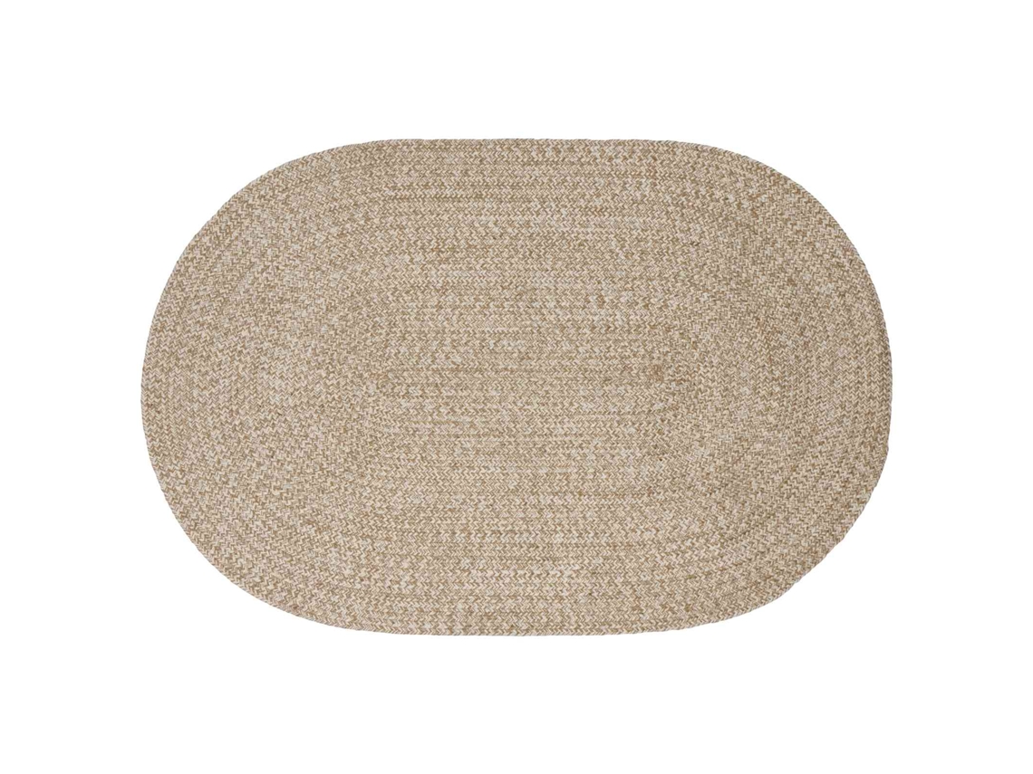 Conjunto 1 Tapetes De Área Vidaxl Branco Juta (100 X 152 Cm)